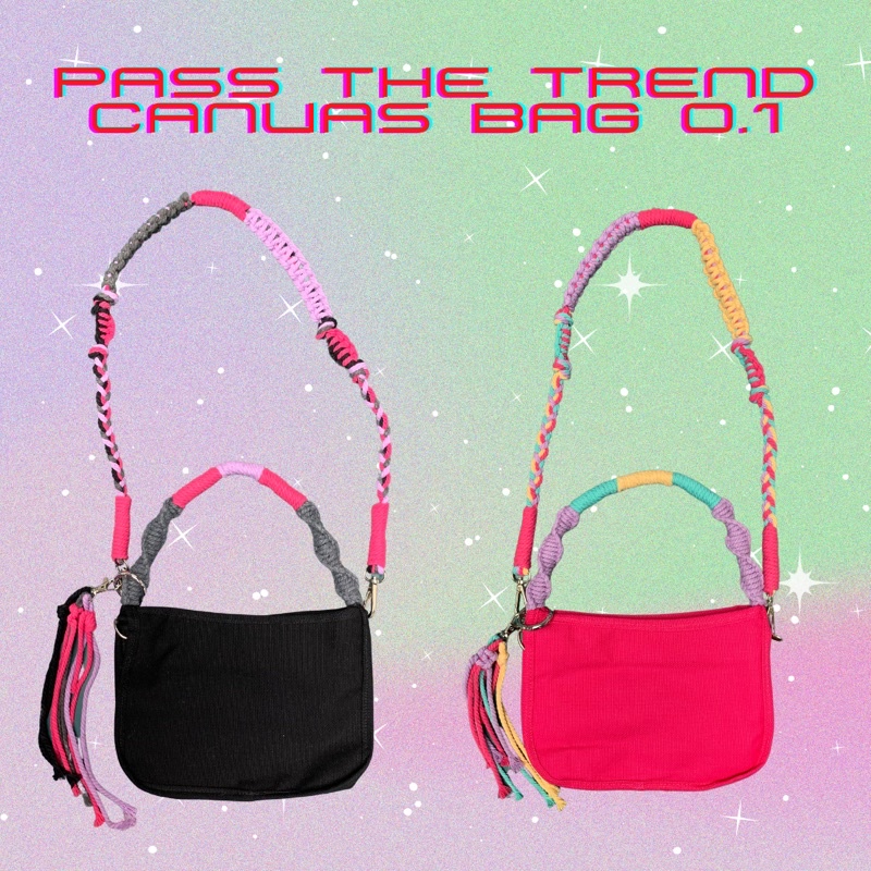 PASS THE TREND CANVAS BAG 0.1