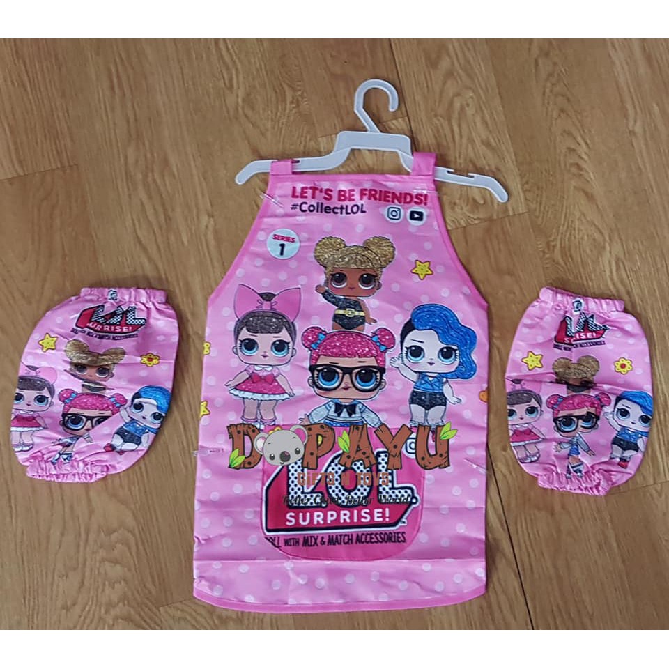 Celemek Anak Karakter/Apron Lukis/Apron masak size kecil | Shopee Indonesia