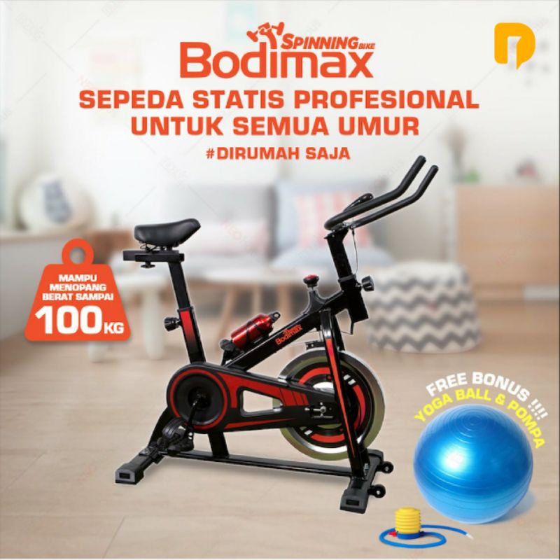 SEPEDA STATIS OLAHRAGA | BODIMAX SPINNING BIKE