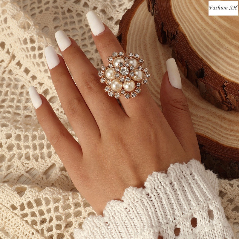 Bros Peniti Desain Bunga Elegan Hias Mutiaraberlian Imitasi Untuk Wanita M40257