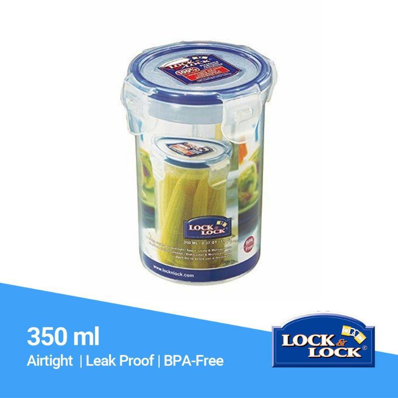 Lock n Lock Round Food Container 100ml HPL931 / 140ml HPL934 HPL934C / 350ml HPL931D / 430ml HPL931L / 300ML HPL932