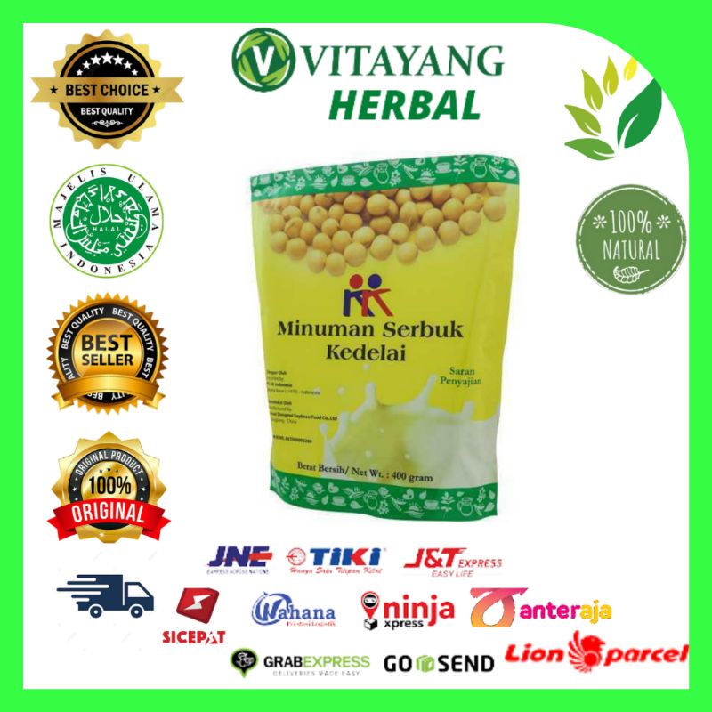 

KK Minuman Serbuk Kedelai Susu Kedelai Soya Bean Powder Kaya Protein Padat Gizi Isi 400 gr