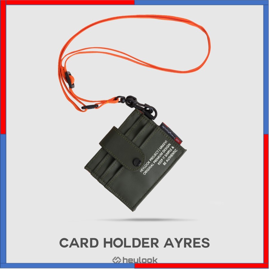 Tas Leher Pria Dompet Gantung Leher Waterproof Dompet Leher Gantung Hanging Wallet Kartu Hp Tas Kalu