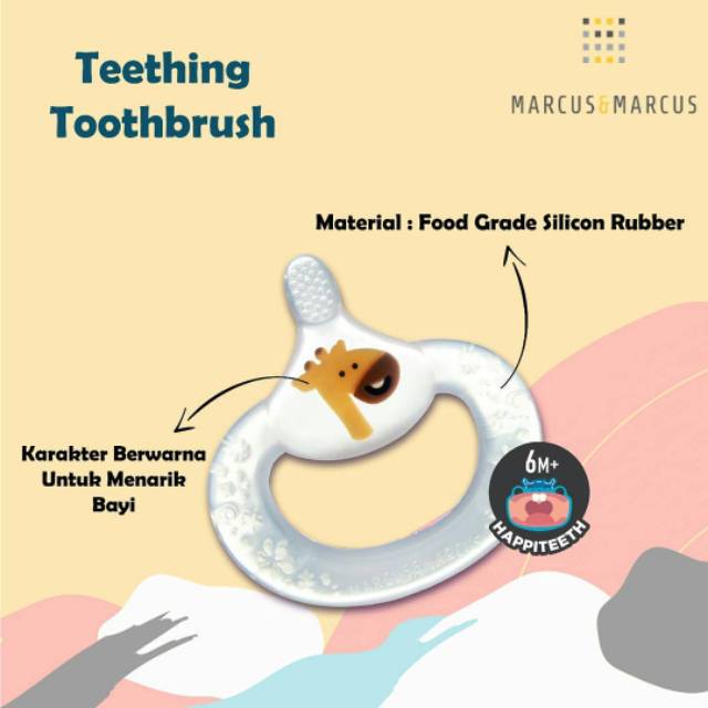 Marcus &amp; Marcus Baby Teething Toothbrush 6m+