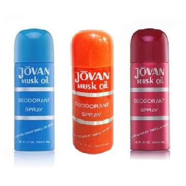 Jovan Musk Oil Deodorant Spray 150ml (KHUSUS PULAU JAWA)