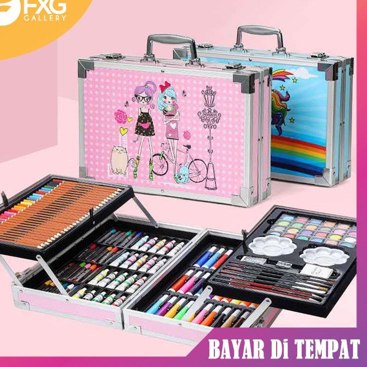 

RANA FXG - Set Alat Gambar Anak Tulis Lukis Koper Box Jingjing ATK04 Bayar Di Tempat nnlg791