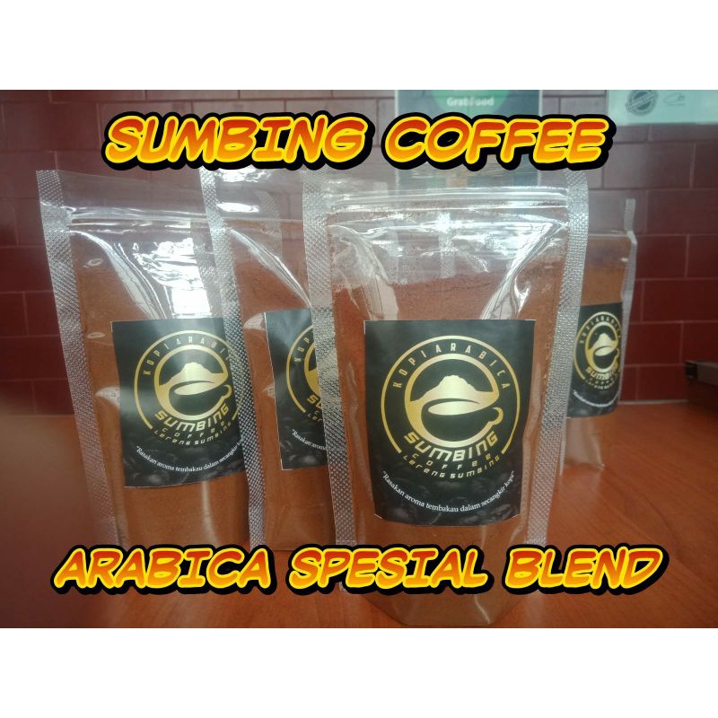 

Kopi Arabica Robusta Spesial Blend arabika robusta sumbing Coffee bubuk kopi murah asli temanggung 100 gram