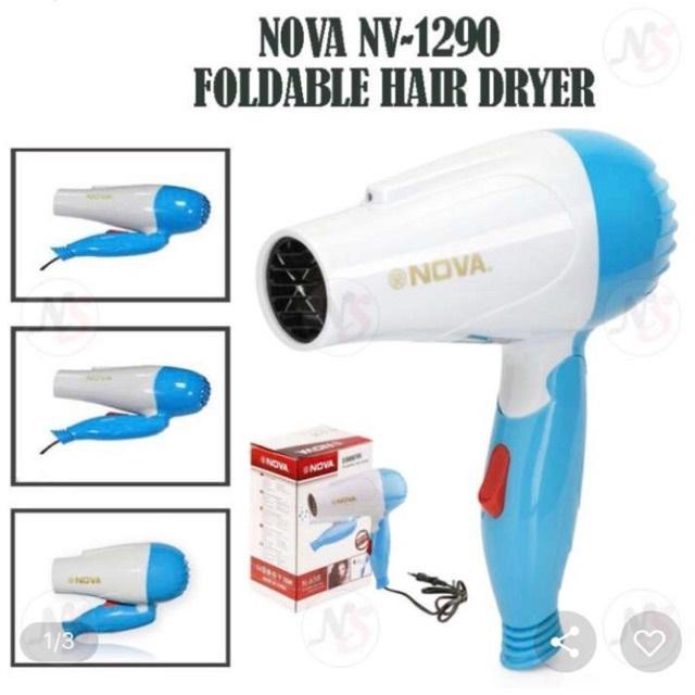 Catok Nova NHC 2009 Catokan 2 In 1 Pelurus dan Keriting Rambut Pink + Free Nova N 1290 Hair Dryer Pengering Rambut