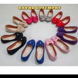 Nanda.sepatu anak flatshoes pita mutiara