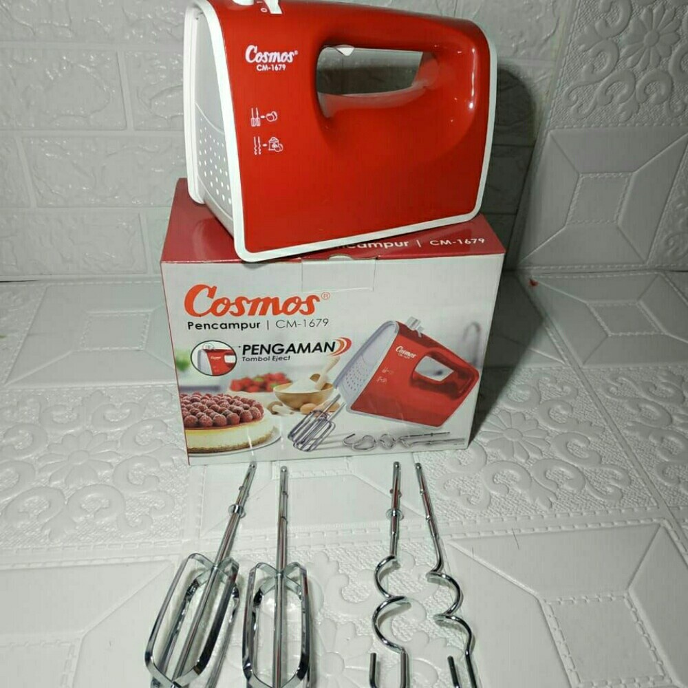 COSMOS HAND MIXER TURBO CM-1679 / CM1679 / CM 1679 ORIGINAL DAN RESMI