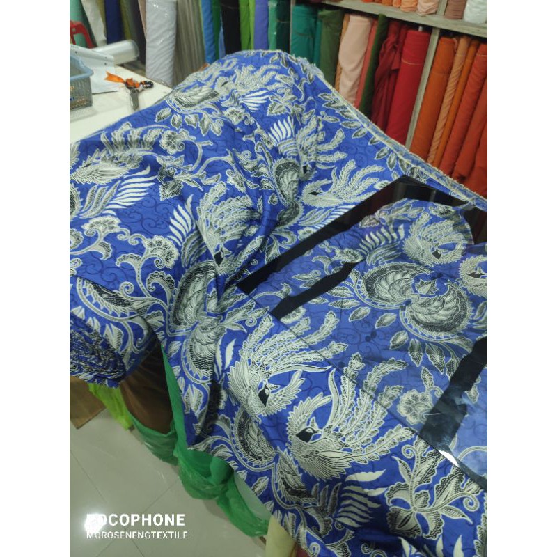 Kain Batik Katun Cakra Biru