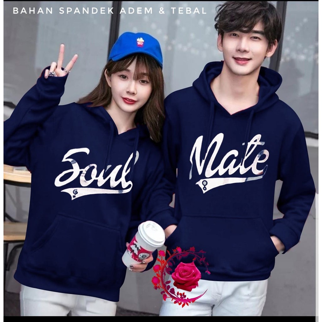 [Shenmyprint] Couple Soulmate | Couple Jaket | Couple Korea | Baju Pasangan | Ukuran XL,XXL,3X & 5XL
