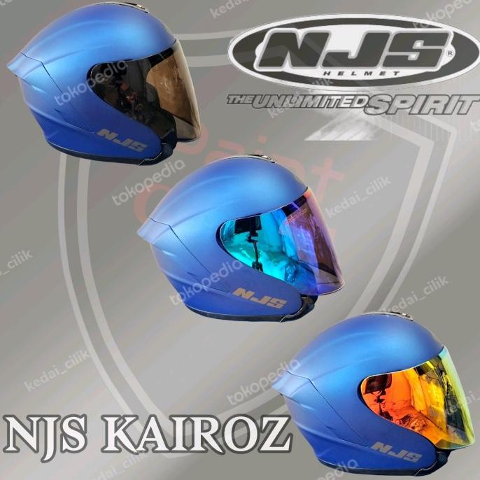 Kaca Helm Visor Venom Njs Kairoz - Kaca Helm Pnp Njs - Flat Iridium Aksesoris Helm