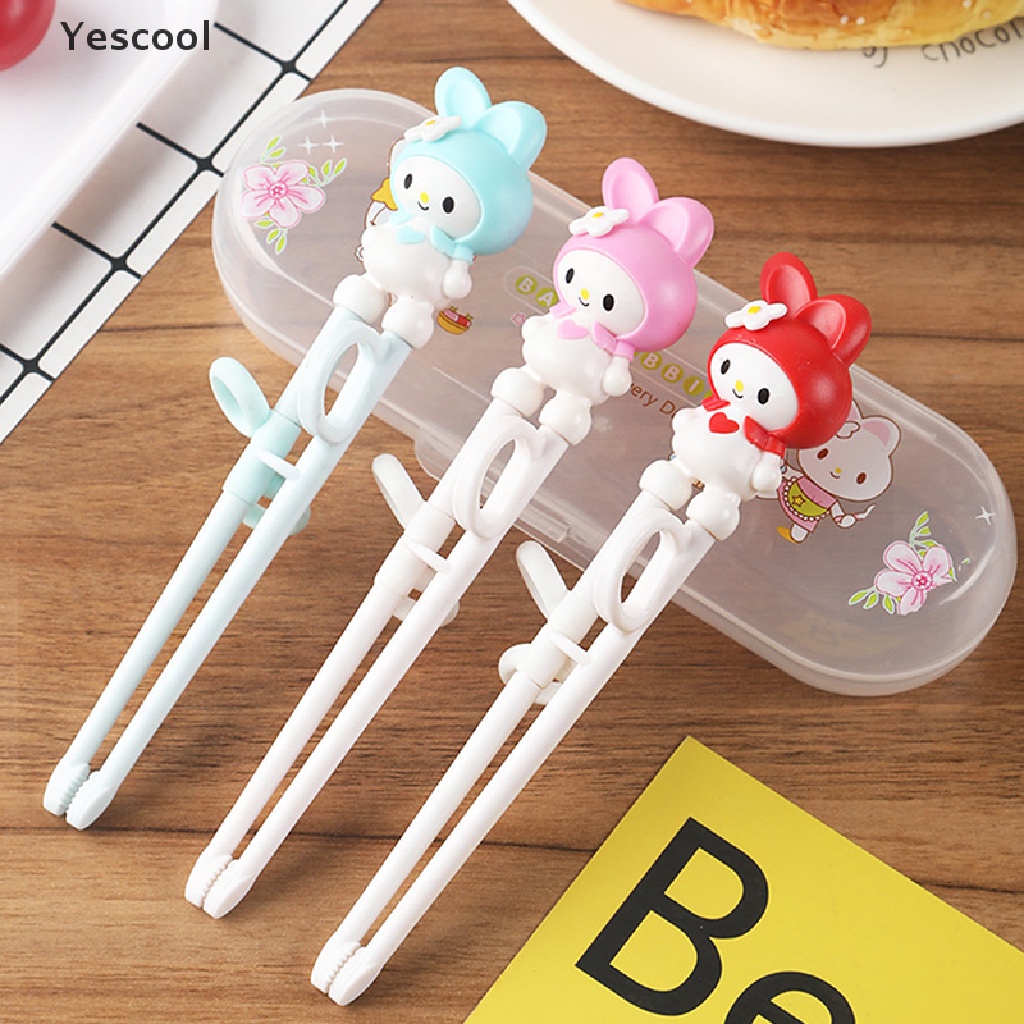 Yescool ABS Children's Practice Chopsticks Correct Creative Cartoon Learning Chopsticks .