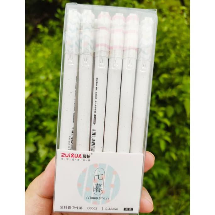 

Pulpen Pen Promosi Lucu import SALE ZuiXua 0.38mm 1 Pack isi 12Pcs