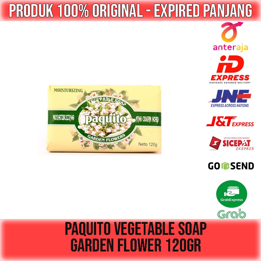 PAQUITO SABUN BATANG VEGETABLE SOAP 120gr