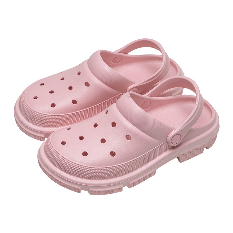 Sandal Crocs Praktek Medis Dokter Lobang Kodok Suster Dewasa Remaja Karet Lubang ANTI SLIP Korea Slip on Slop Flip Flop Flat wanita casual kasual biasa simple ladala clog bae 859