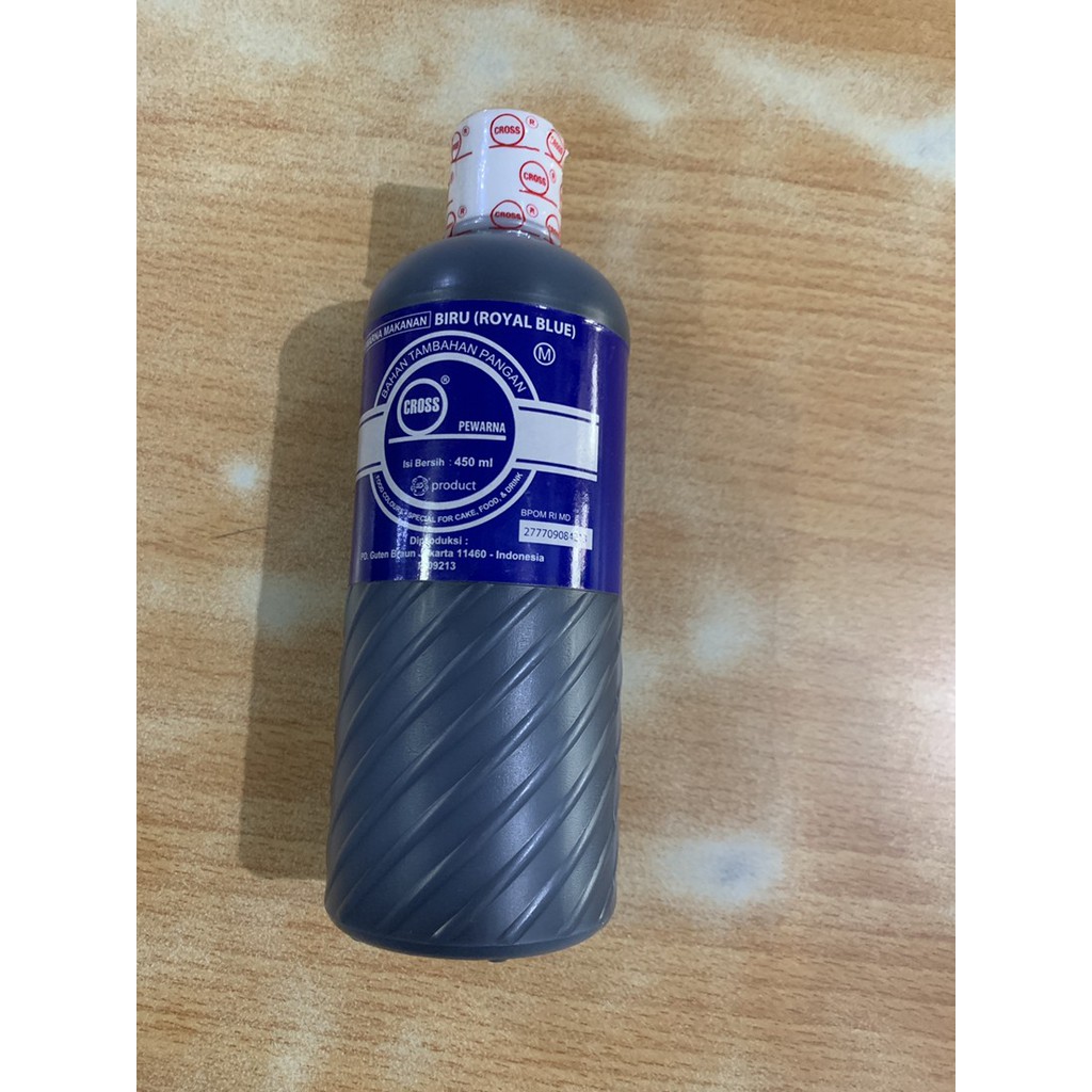Cross 450ML Royal blue pewarna makanan biru tua icing color