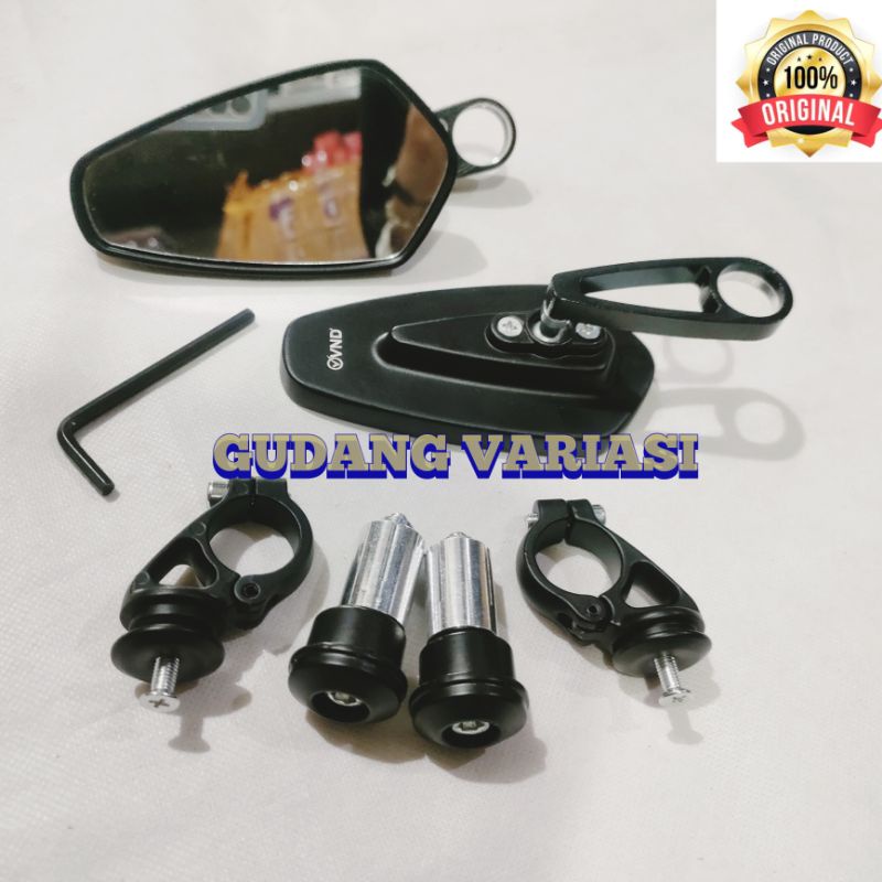 Spion Jalu Oval full cnc spion jalu lipat oval VND RACING universal nmax pcx xmax aerox