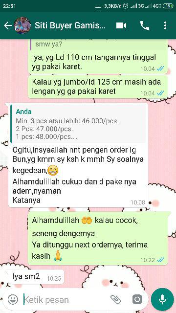 Gamis Batik Cantik Dingin Halus