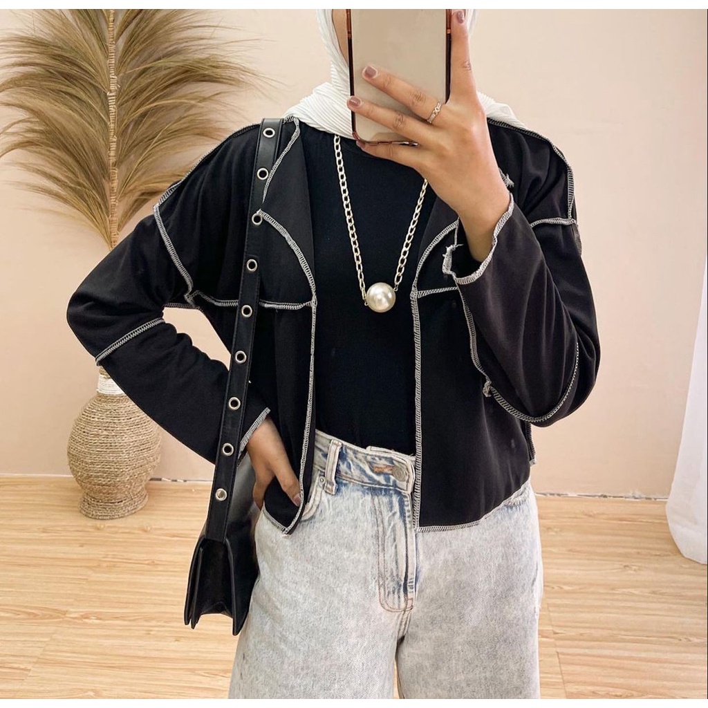 1KG MUAT 7PCS | ASVY OUTER CARDIGAN KARDIGAN BOBAL HITS OOTD SELEBGRAM FASHION GROSIR MURAH WANITA TERKINI-2