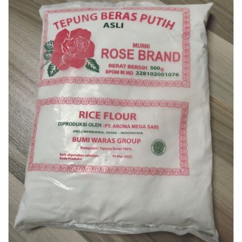 Tepung Beras Putih Asli Rose Brand 500g