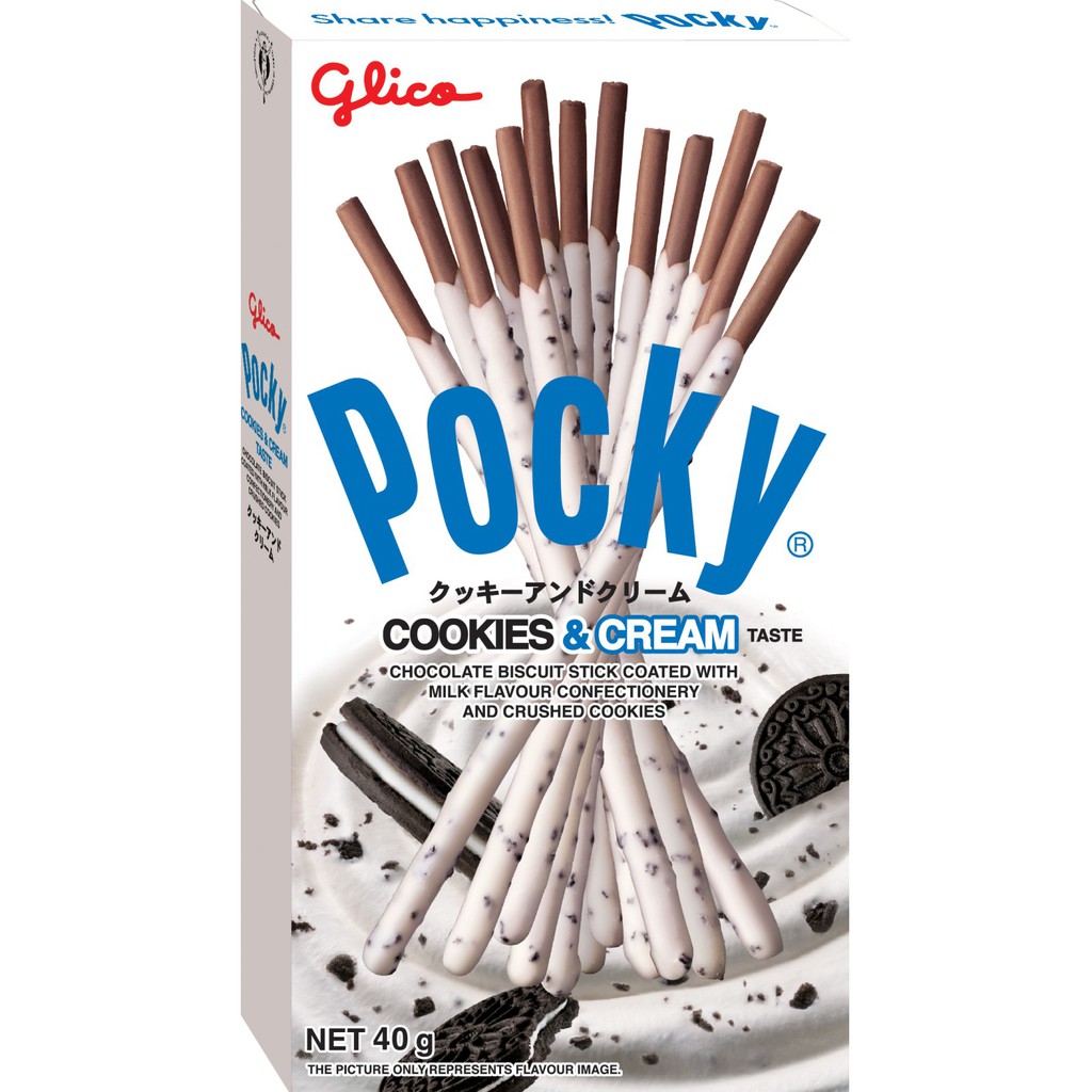 

Pocky Cookies & Cream Biskuit Stick [40 gr]