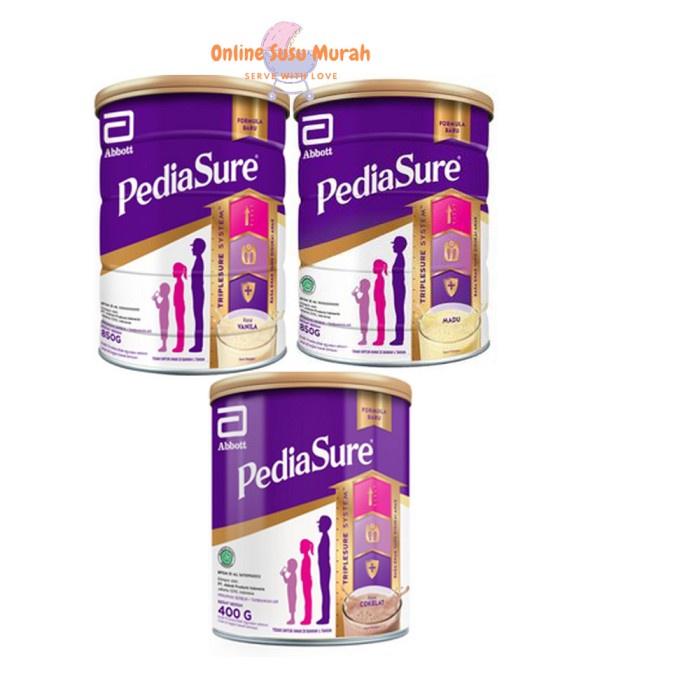 

PEDIASURE TRIPLESURE VANILA MADU 850 GR SUSU ANAK 850GR - VANILA