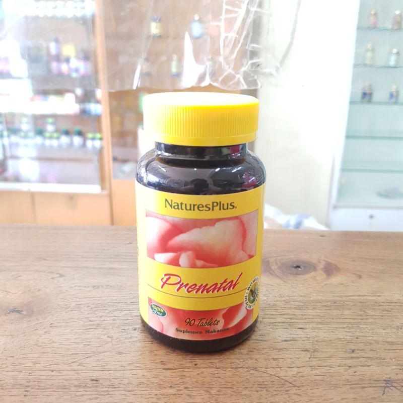Natures Plus Prenatal 90 Tablets - Prenatal Complex Vitamin Ibu Hamil