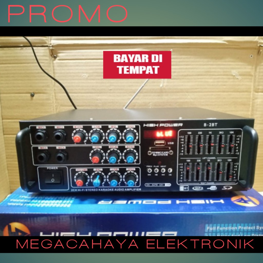 Jual POWER AMPLIFIER AUDIO DIGITAL MIXER HIGH POWER 777 B 2BT AMPLI ...