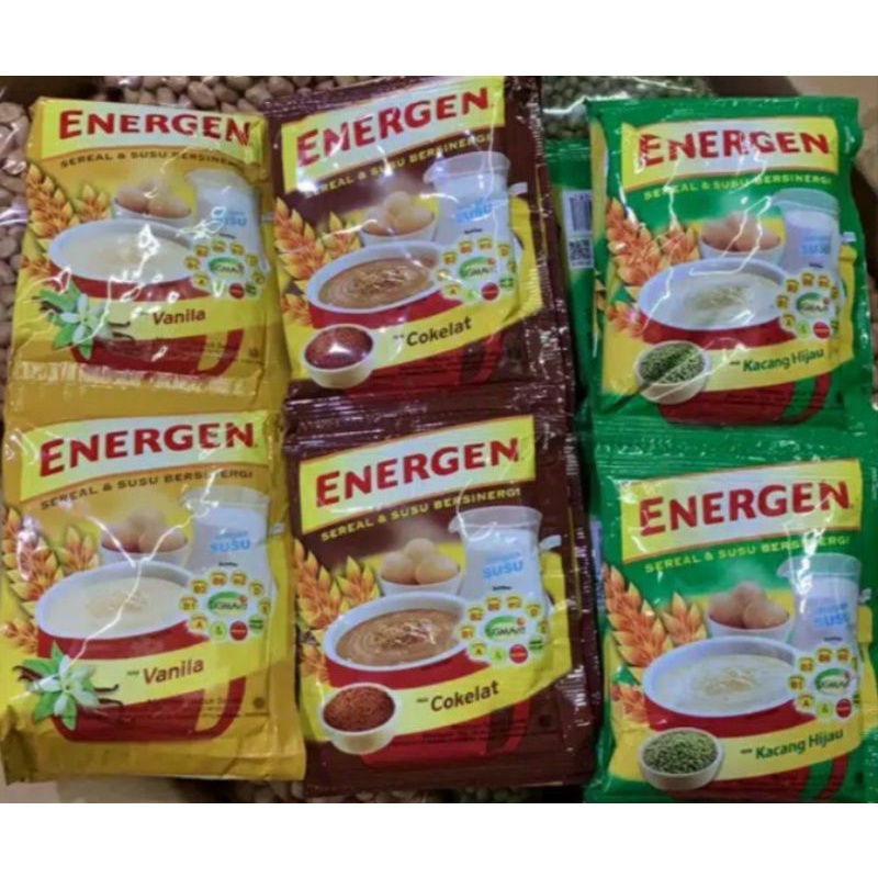 

Energen sereal & susu bersinergi 32g (isi 10sachet)