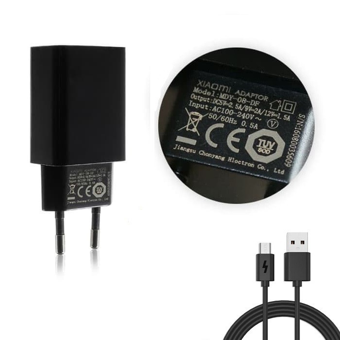 Travel Charger XiaoMi Fast Charging Original 2A Quick Charge Micro USB Xiao Mi MDY-03-EB MDY03EB