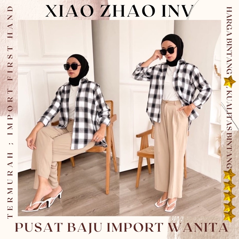 Hana Blouse Bahan Wollycrepe Atasan Wanita Terbaru 2021 Kekinian Blouse Wanita Korea Top Shirt Impor