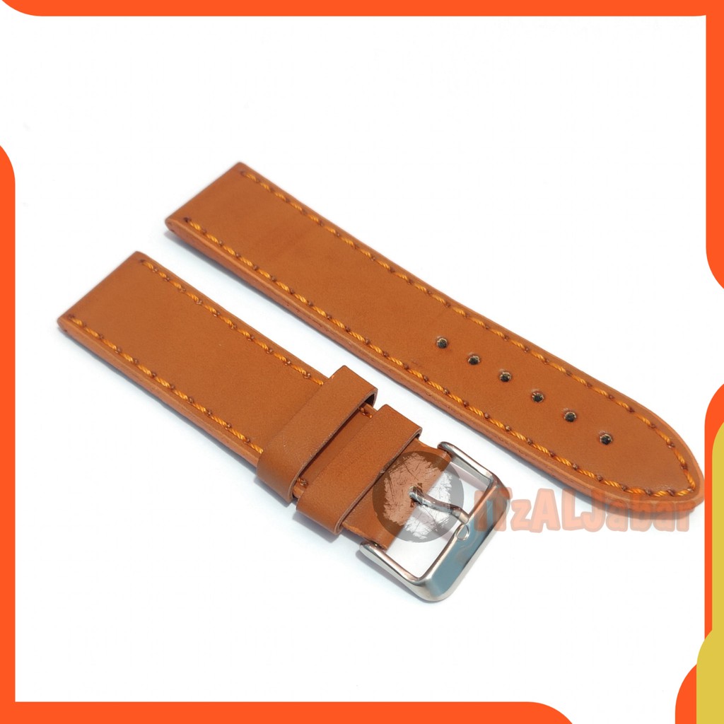 Strap tali jam tangan Kulit 22mm Leather strap Tali jam kulit 22mm