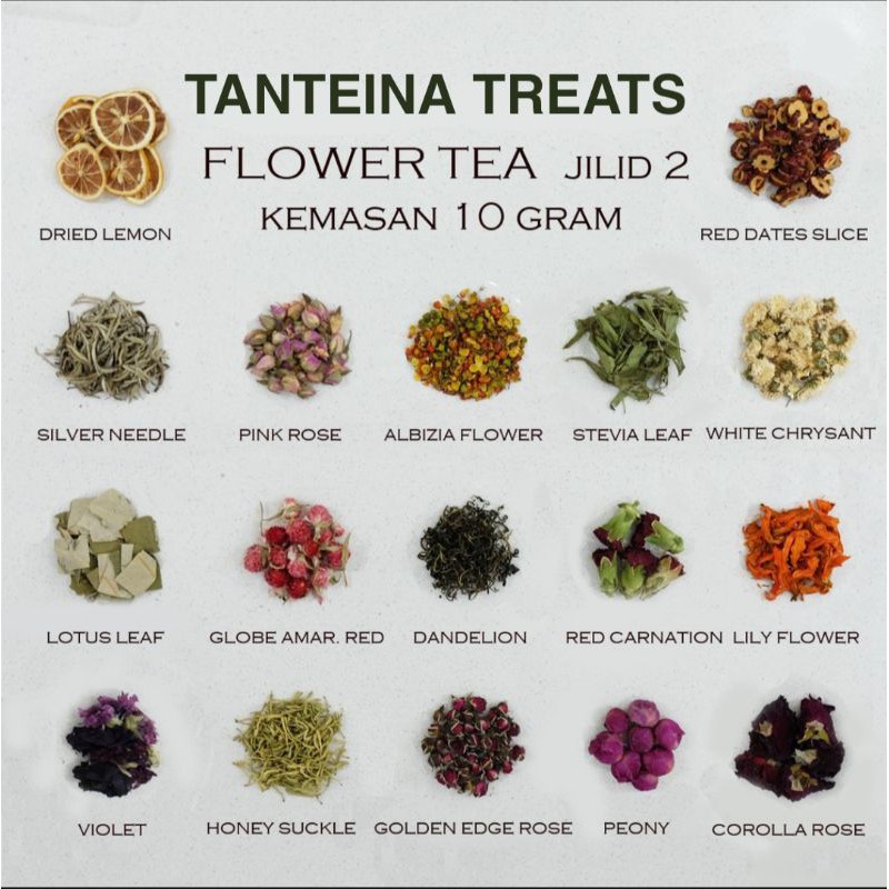 

FLOWER TEA KEMASAN 10GR JILID 2