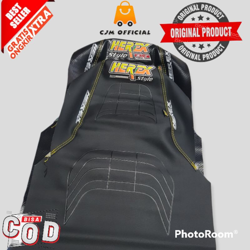 (Bayar ditempat/cod) Kain cover kulit jok herex style #HEREX #HONDAGANK #TIREV #TIGER #MEGAPRO #HOND