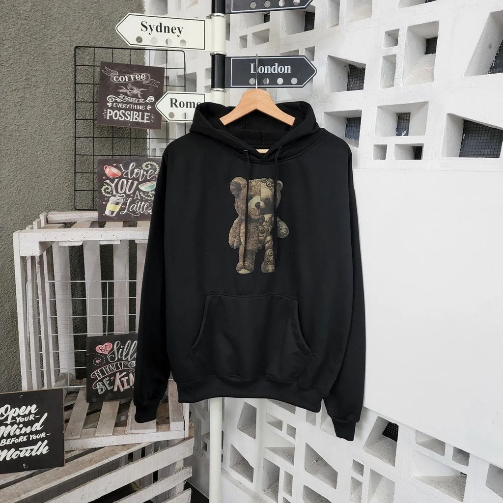 MW- Hoodie Sweater ROBOTIC bisa untuk jaket pria/wanita