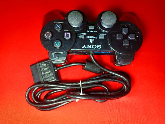 Stick stik ps2 OP  kabel serat hitam