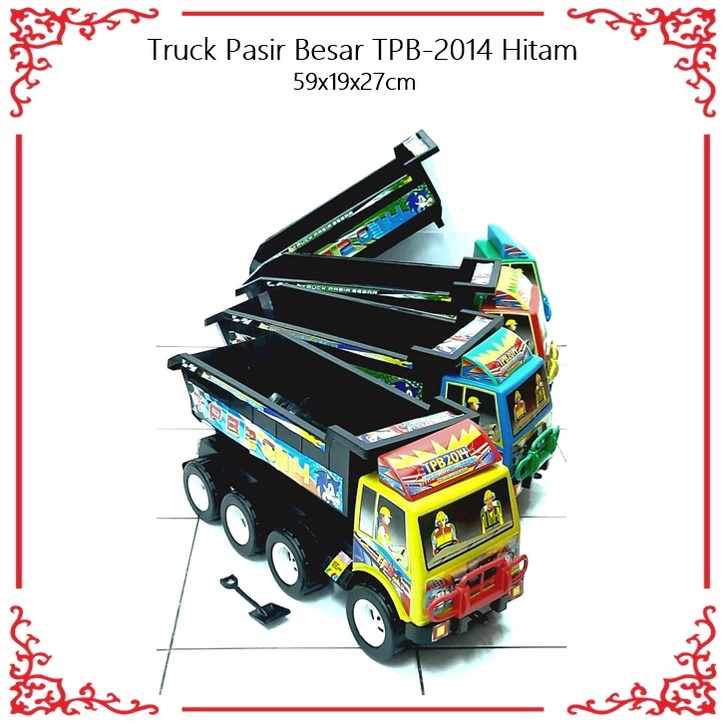 Mainan Anak Truk Pasir Besar TPB-2014 Hitam