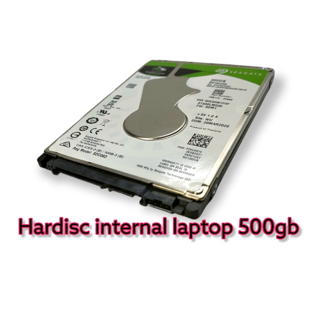 HDD 500GB SATA Internal 2.5 Inci untuk Laptop GARANSI DISTRIBUTOR 1 TAHUN