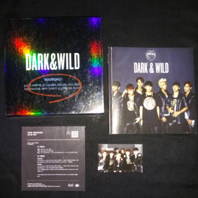 Booked Bts Dark Wild Group Photocard Shopee Indonesia