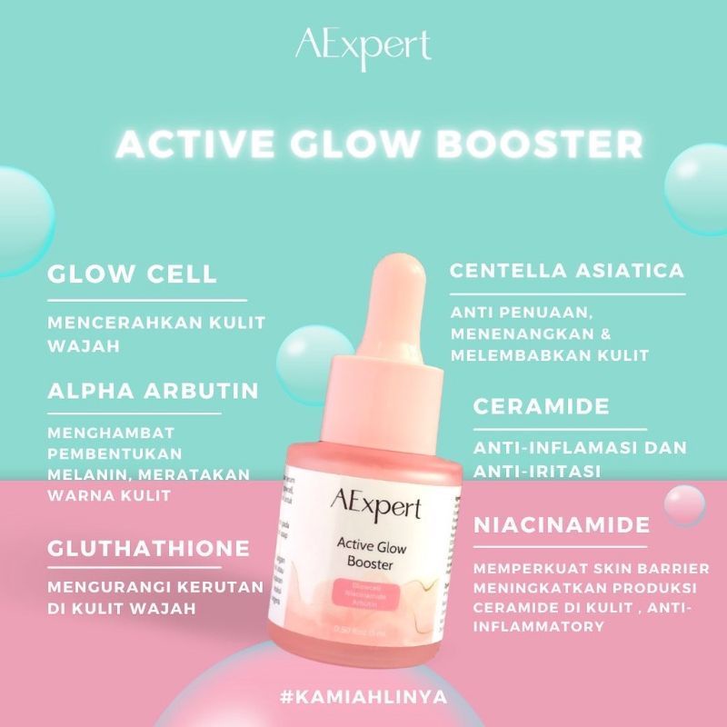 SIAP KIRIM SERUM AEXPERT BY DR EKLES ASH -SERUM ACTIVE GLOW BOOSTER - SERUM OIL&amp; ACNE CONTROL