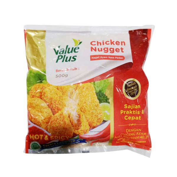 

VALUE PLUS SR CHICKEN NUGGET 500 GR