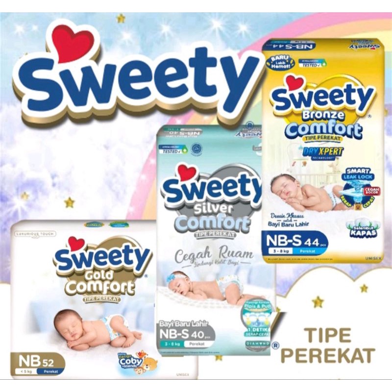 SWEETY COMFORT NEWBORN (perekat)