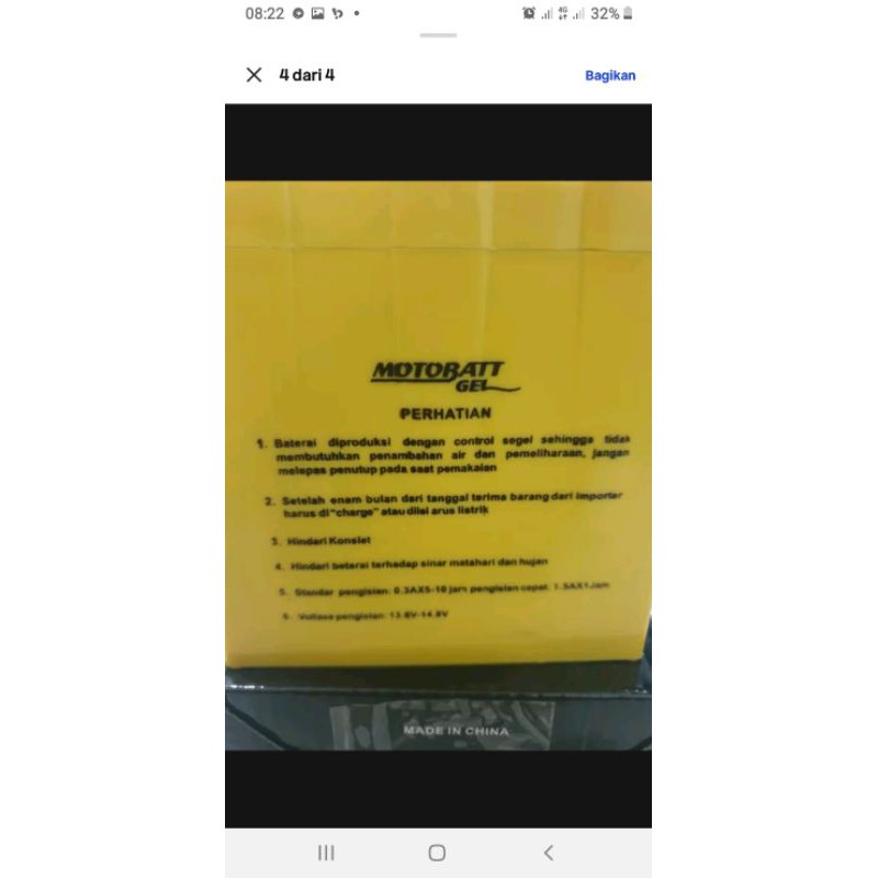 aki motor RX king motobatt gel MTX3L