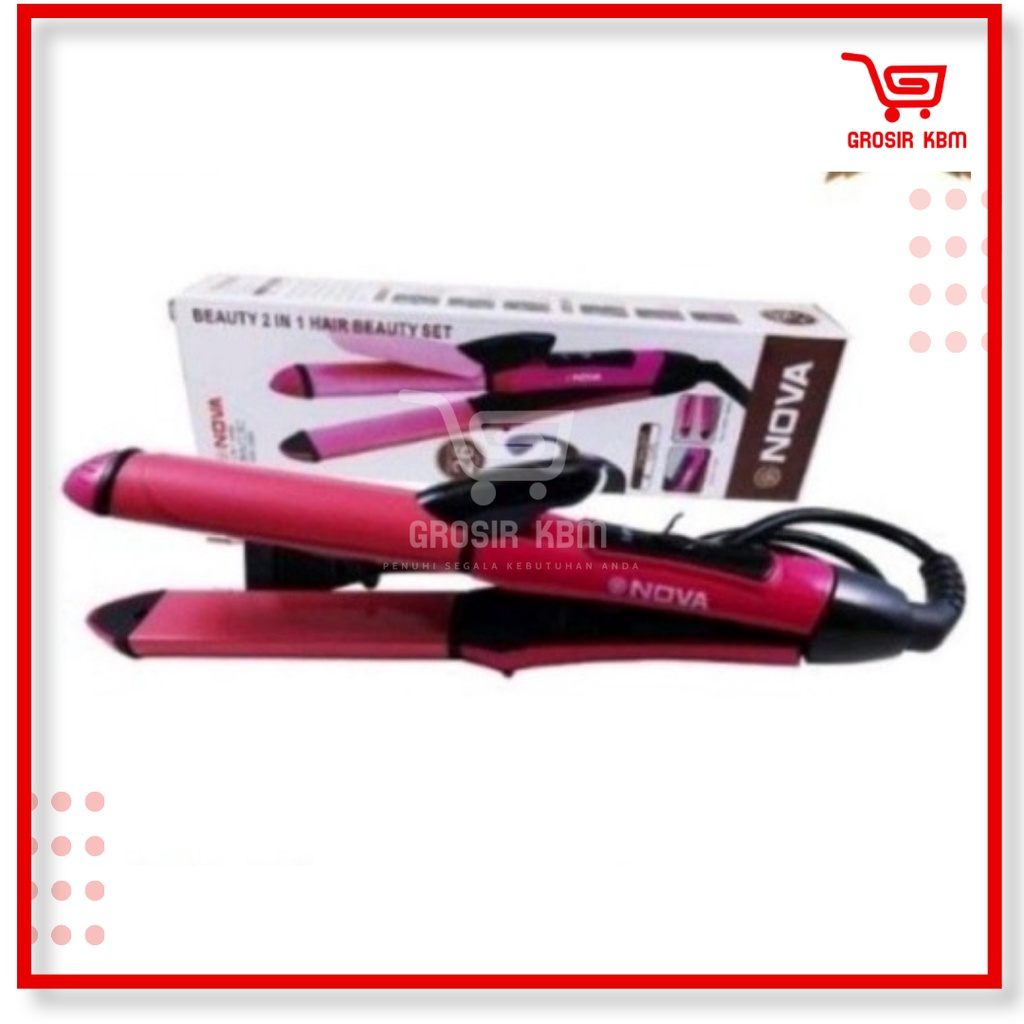 Catok 2 in 1 NHC 2009 Hair Beauty Set CATOK NOFA CATOK LURUS CATOK KRITING CATOKAN CATOK MURAH