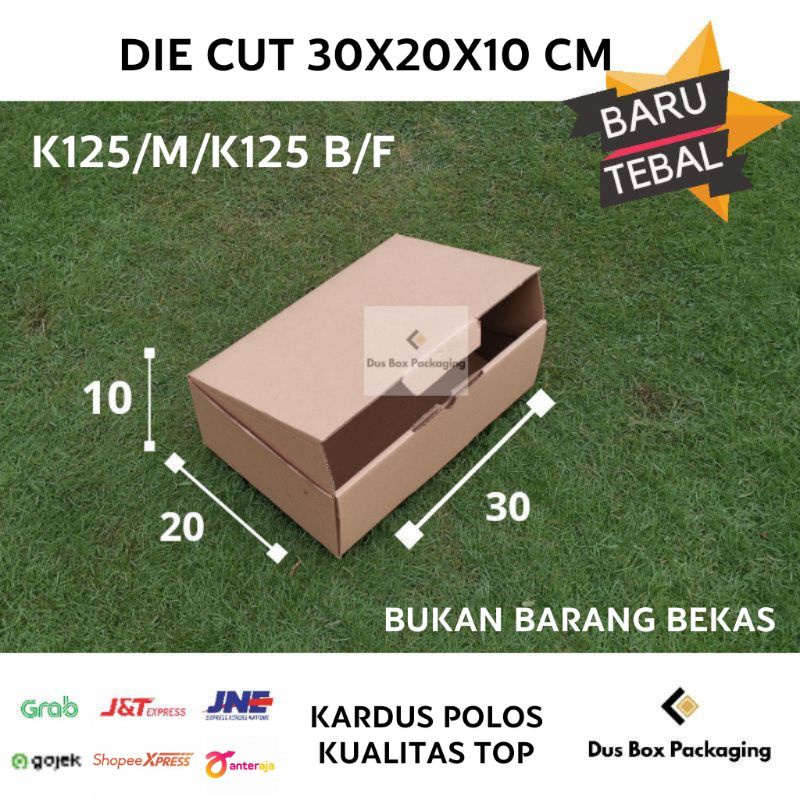 

Kardus box die cut 30X20X10 cm kotak packing