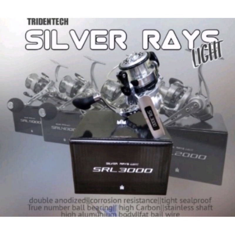 Reel TridenTech Silver Rays Light 2000,3000,4000,5000