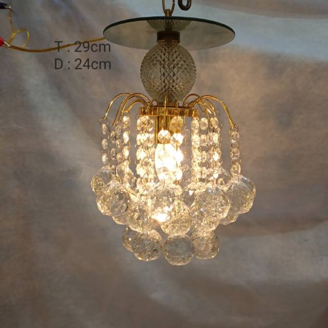 LAMPU GANTUNG KRISTAL/LAMPU MINIMALIS/LAMPU GANTUNG/lampu kristal modern