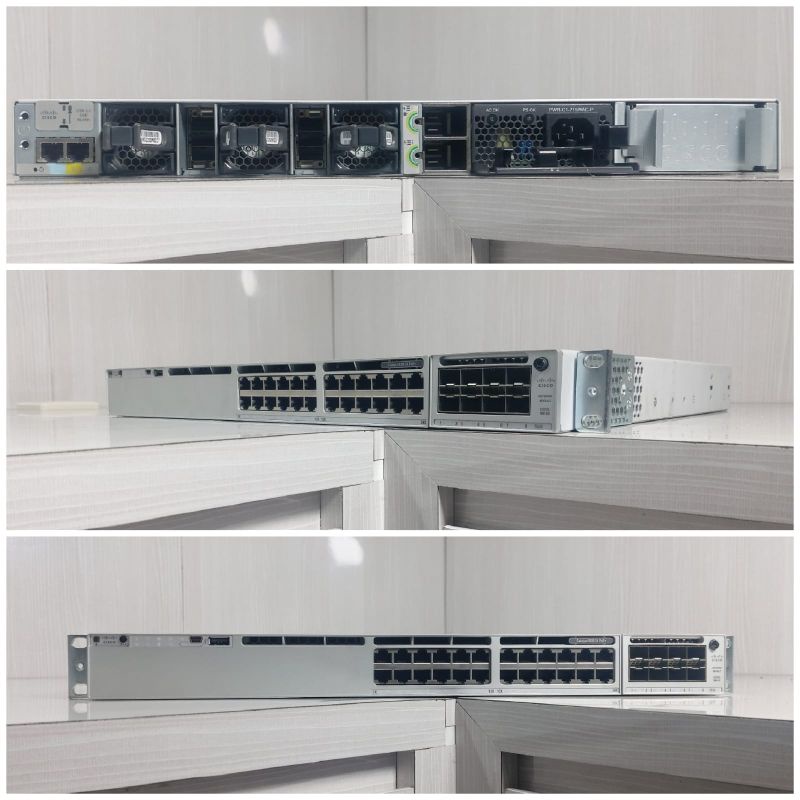 Switch Cisco Catalyst C9300-24P-E VO2 C9300-NM-8X 10G SFP+